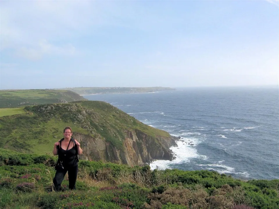 Day 3 cot valley cliffs with sennen cove in background
